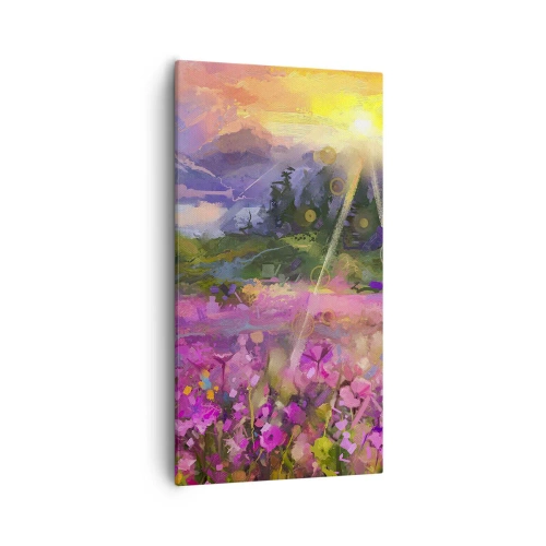 Canvas picture - In a Valley, Looked after by the Sun - 55x100 cm