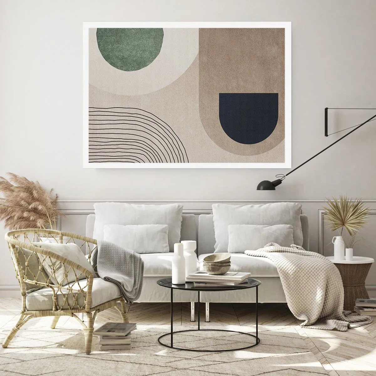 Poster - Gentleness of an Oval - 50x40 cm