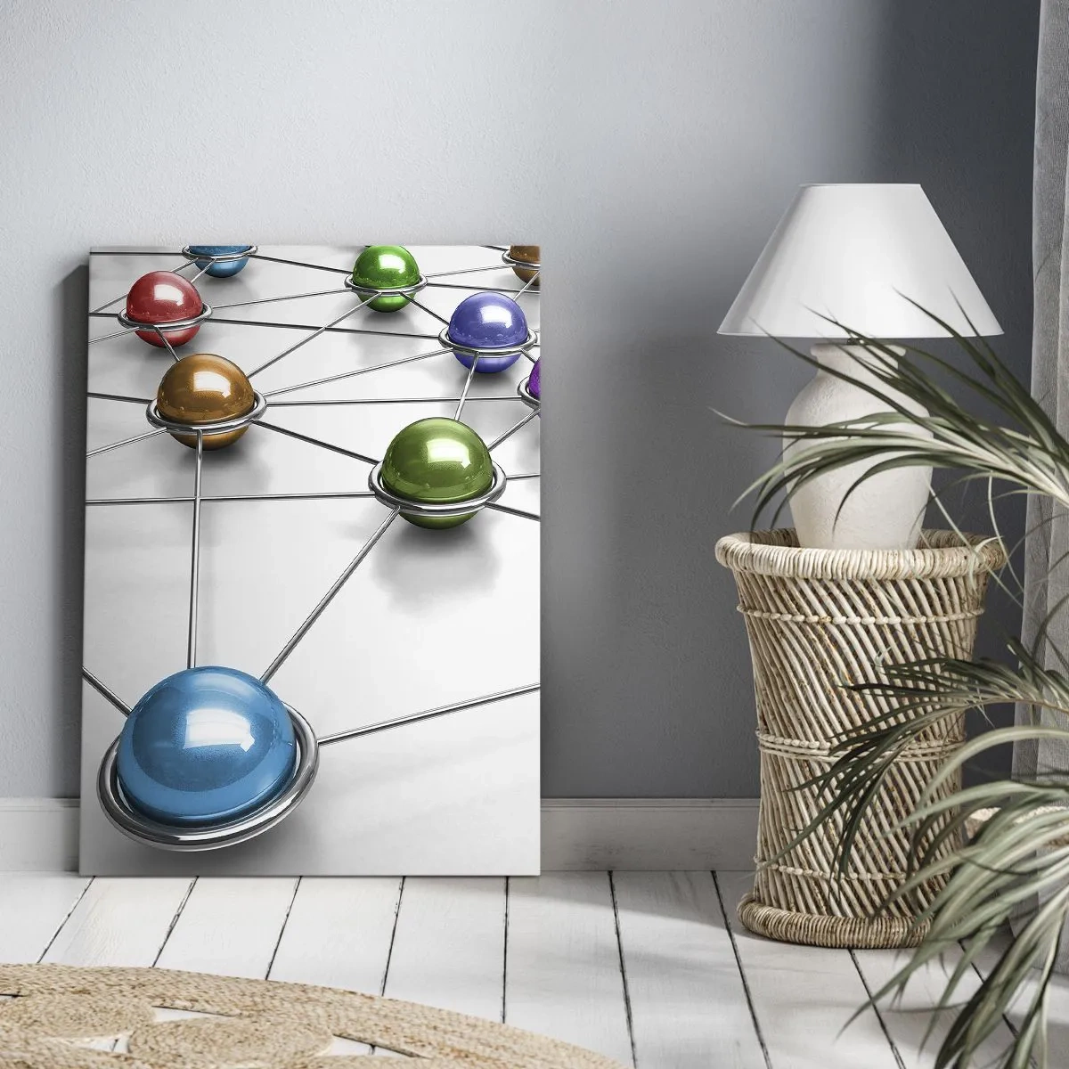 Canvas picture - Space's Web - 70x100 cm