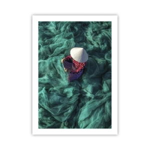 Poster - In the Sea of Nets - 50x70 cm