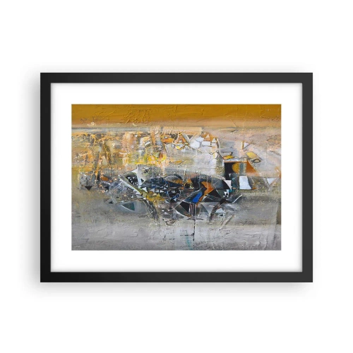 Poster in black frame - All Will Work out - 40x30 cm