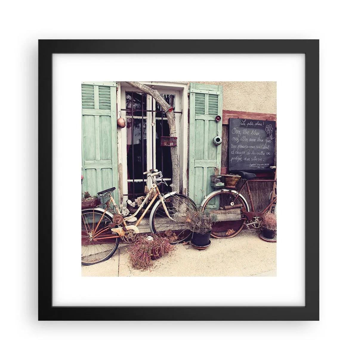Poster in black frame - Long Live Province - 30x30 cm
