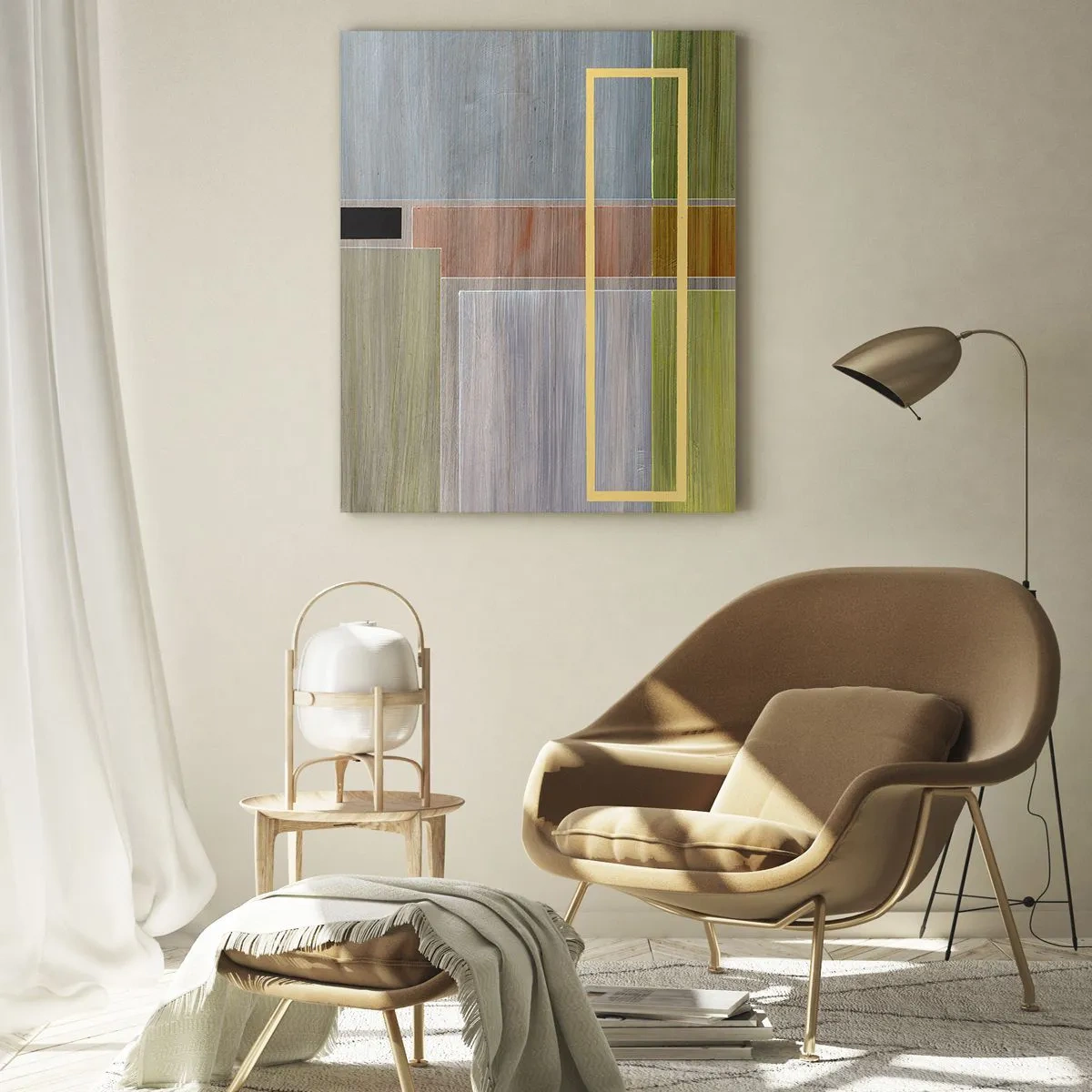 Glass picture - Straight and Calm - 50x70 cm
