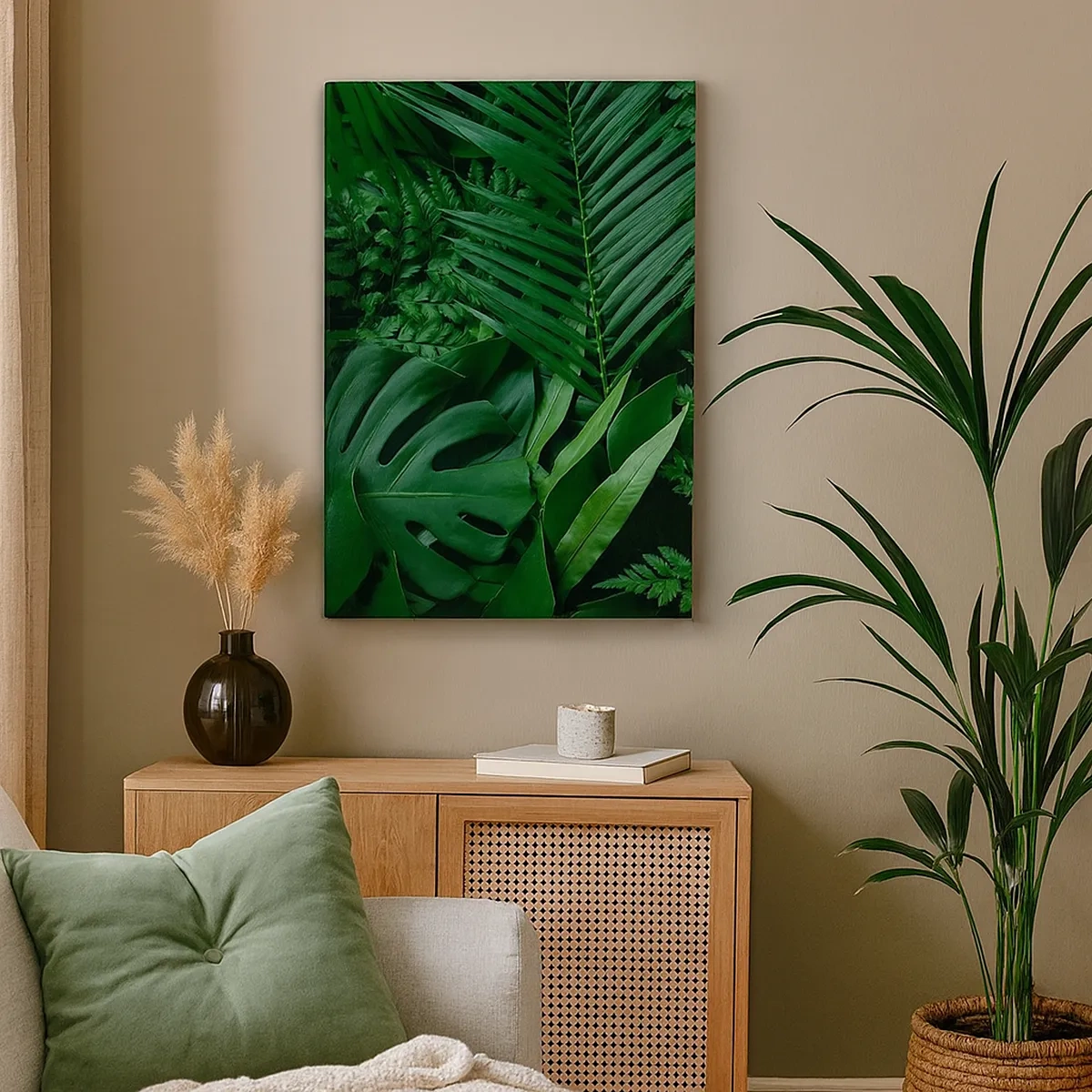 Canvas picture - In a Green Hug - 50x70 cm