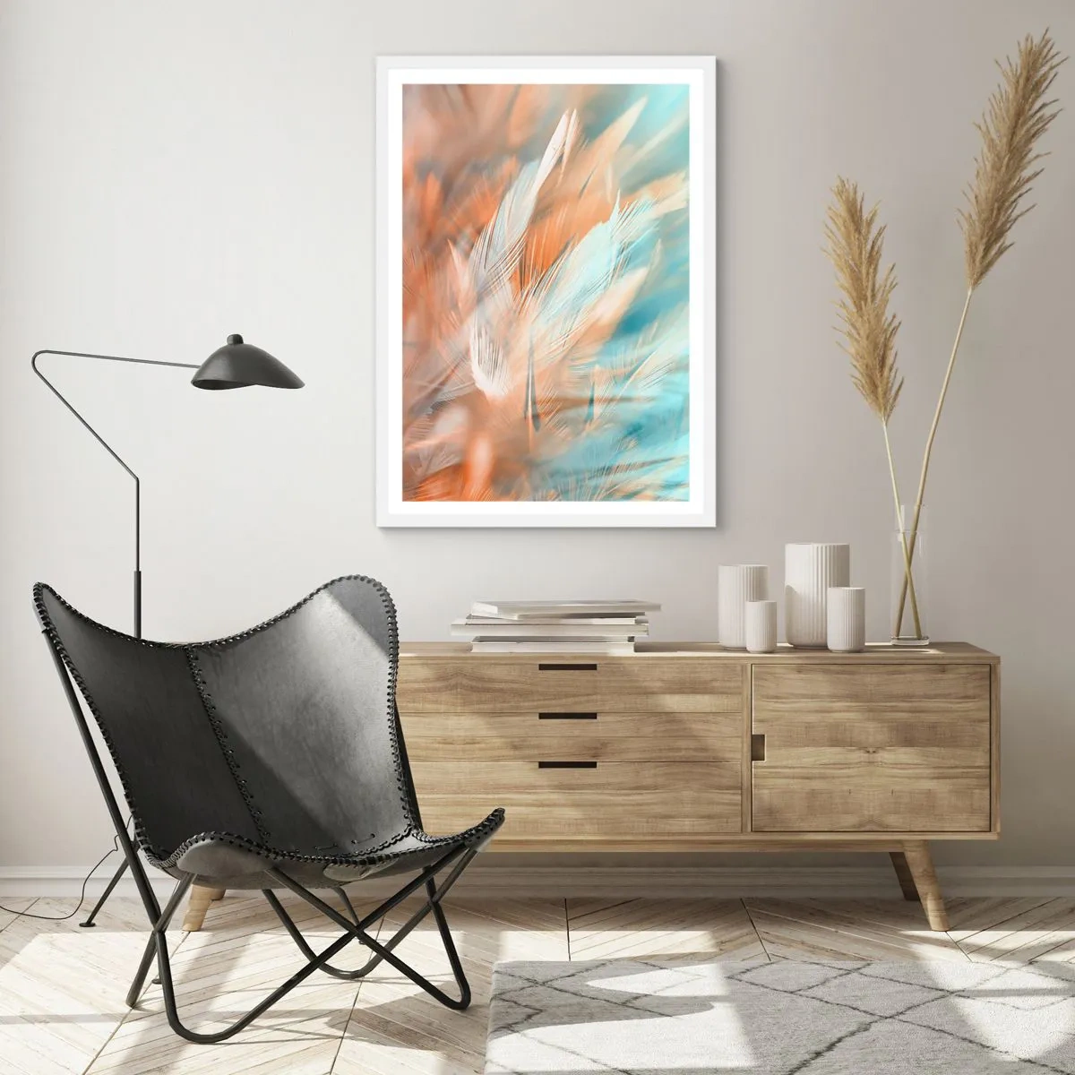 Poster in white frmae - In the Land of Gentleness - 50x70 cm