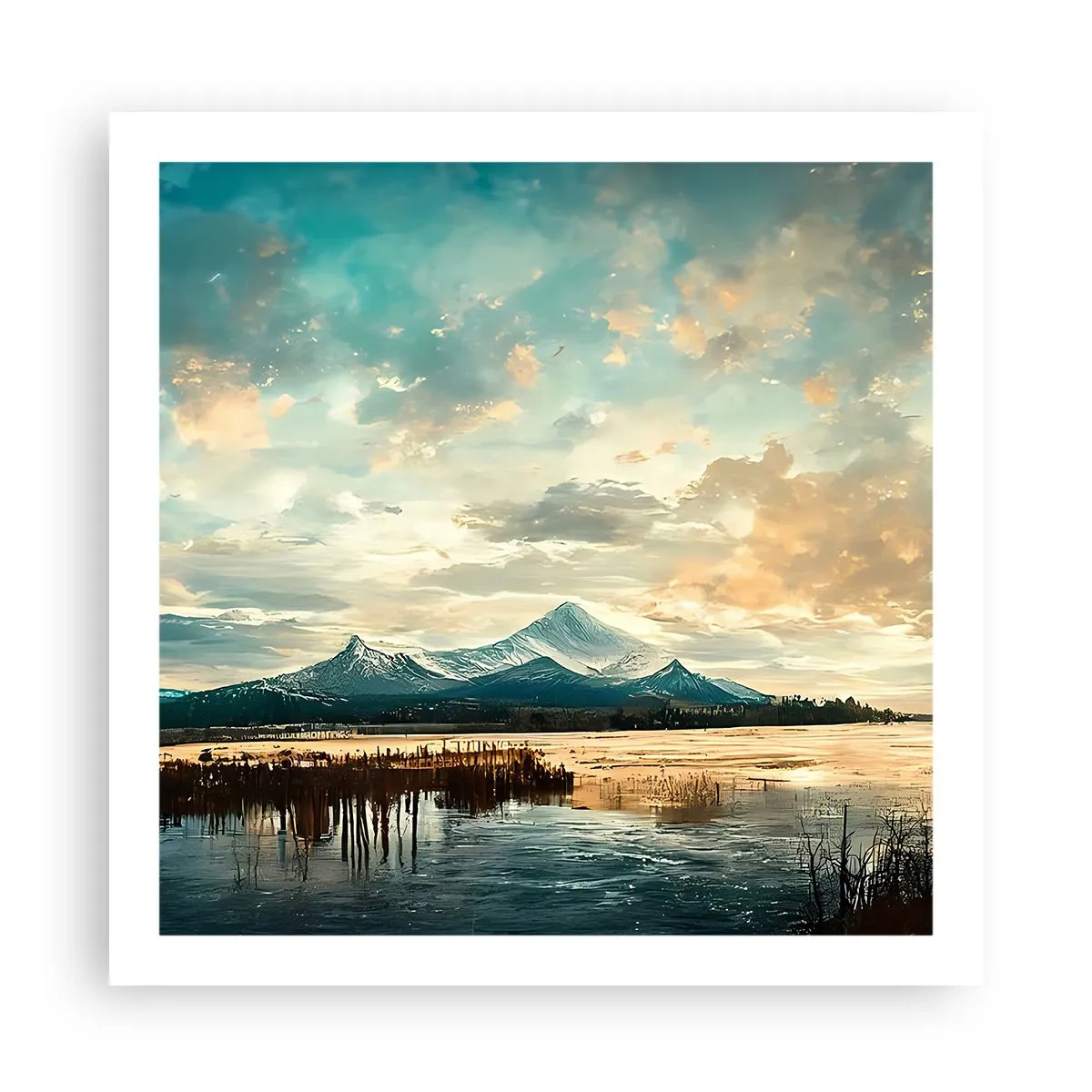 Poster - Under Heaven's Protection - 60x60 cm