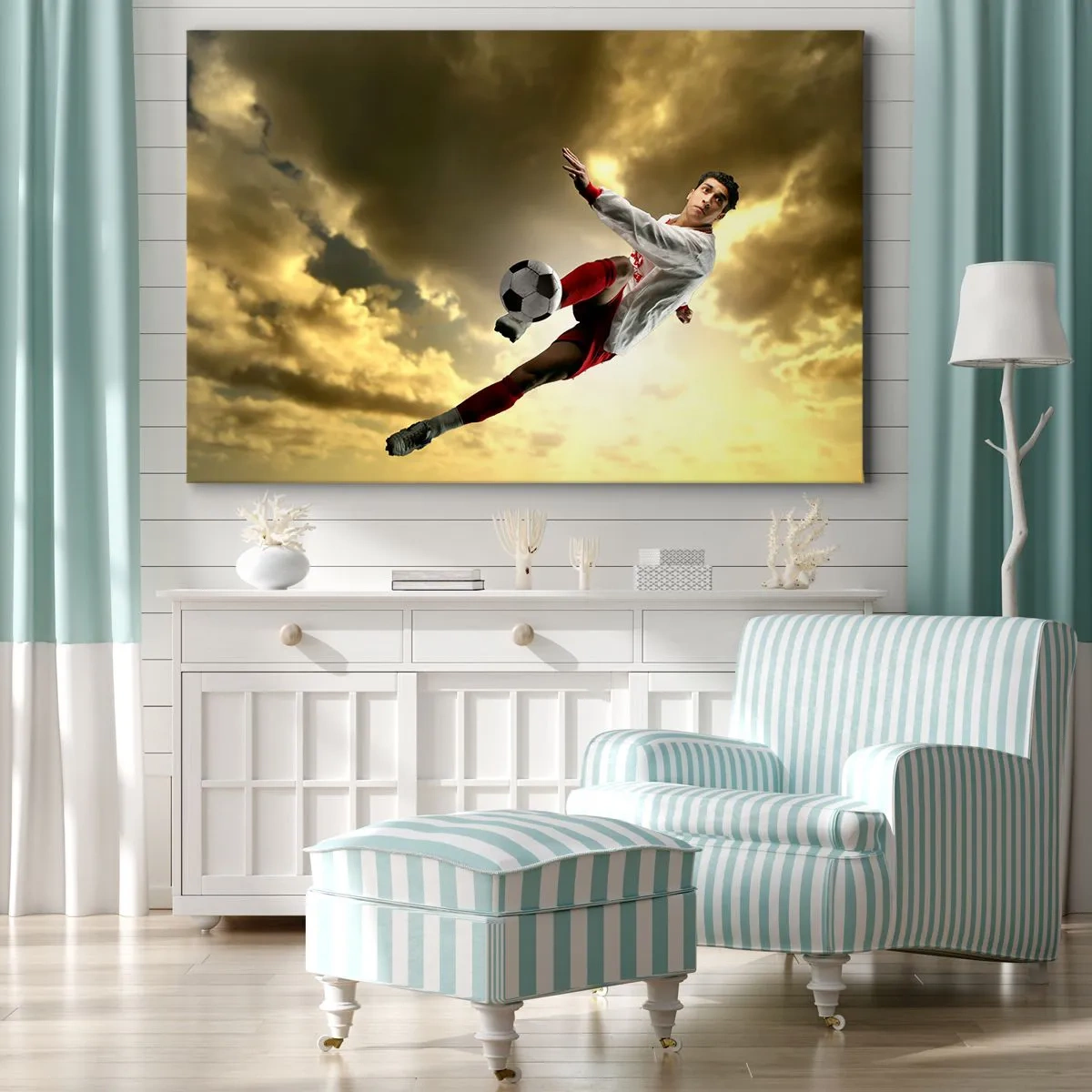 Canvas picture - Football Heaven - 120x80 cm