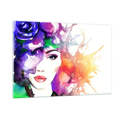 Glass picture - With Head in the Clouds - 120x80 cm