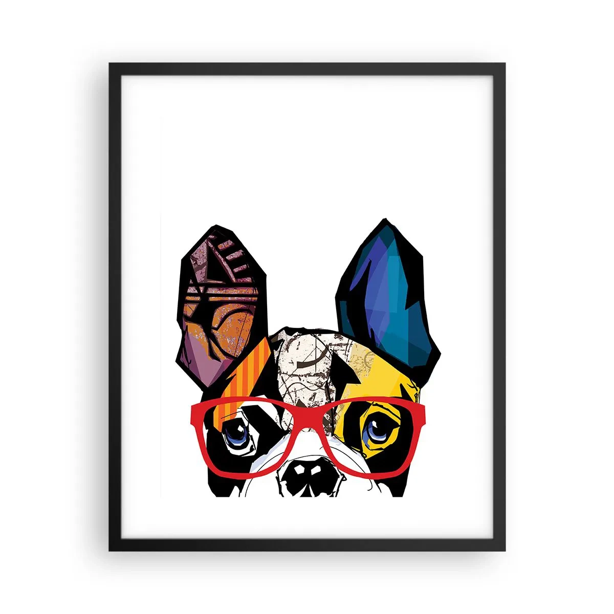Poster in black frame - Intellectual - 40x50 cm