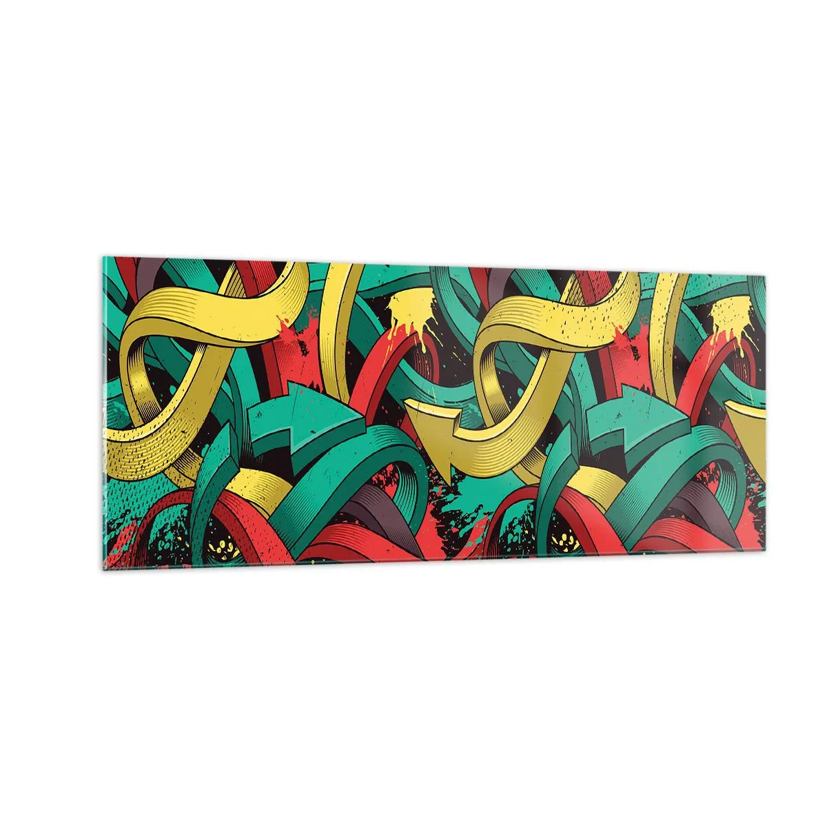 Glass picture - Which Way? - 100x40 cm