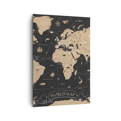 Canvas picture - Borders of My World - 70x100 cm