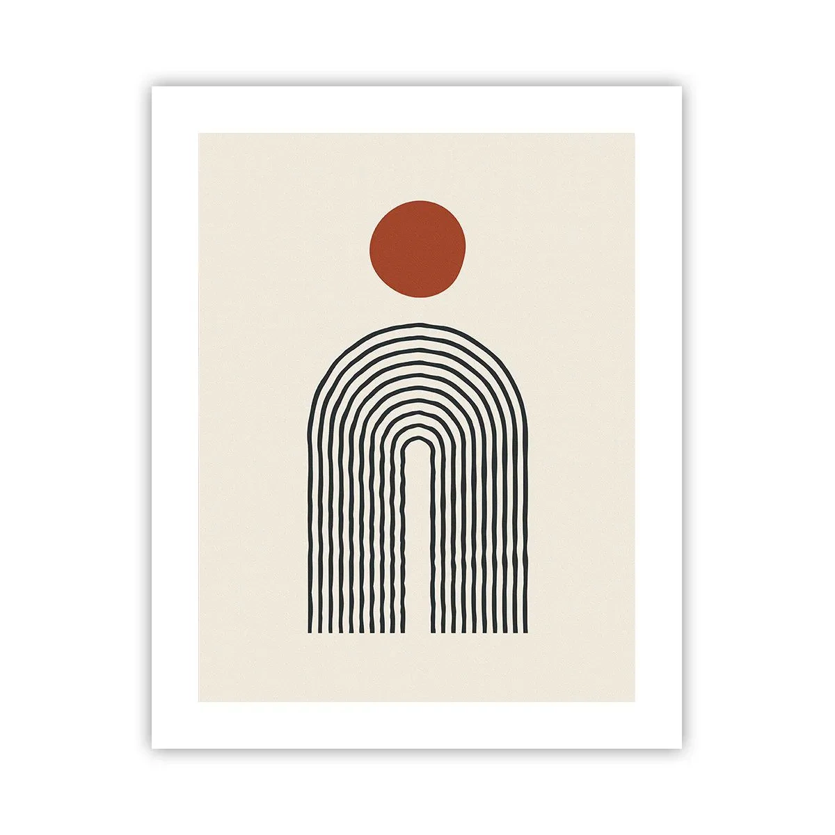 Poster - Magnetism of Shapes and Colours - 40x50 cm