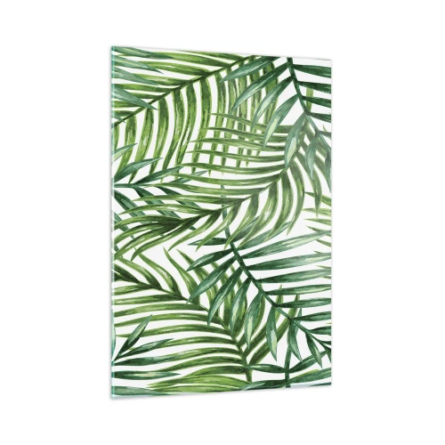 Glass picture - Under the Green Canopy - 50x70 cm