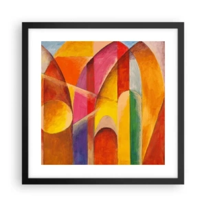 Poster in black frame - Cathedral of the Sun - 40x40 cm