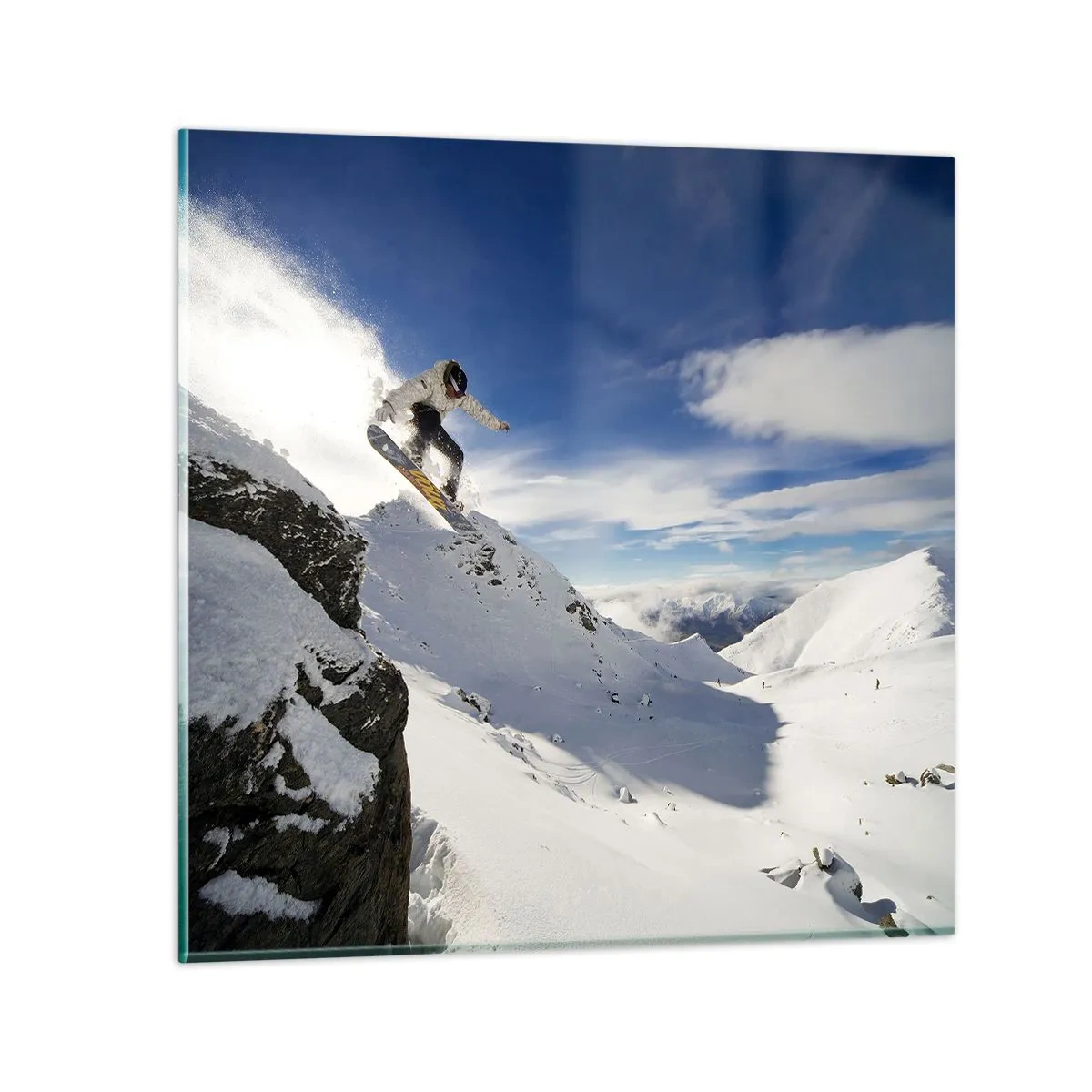 Glass picture - Freedom without Borders - 50x50 cm