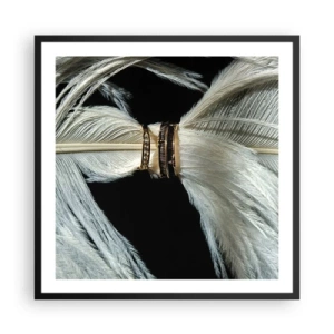 Poster in black frame - …and I won't Leave You… - 60x60 cm