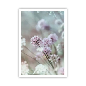 Poster - Sweet Filigrees of Herbs - 70x100 cm