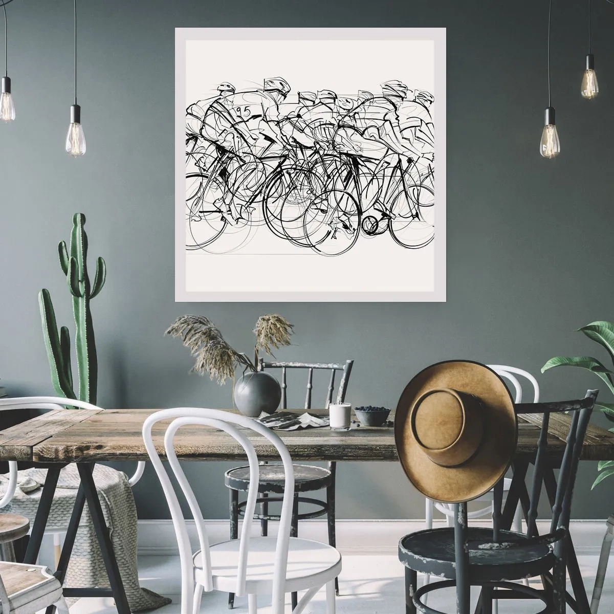 Poster - Together as a Team - 50x50 cm