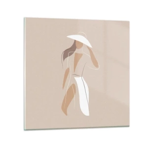 Glass picture - Fashion Is Fun - 60x60 cm