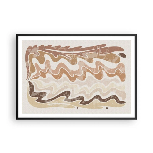 Poster in black frame - Good Energy - Good Emotions - 100x70 cm