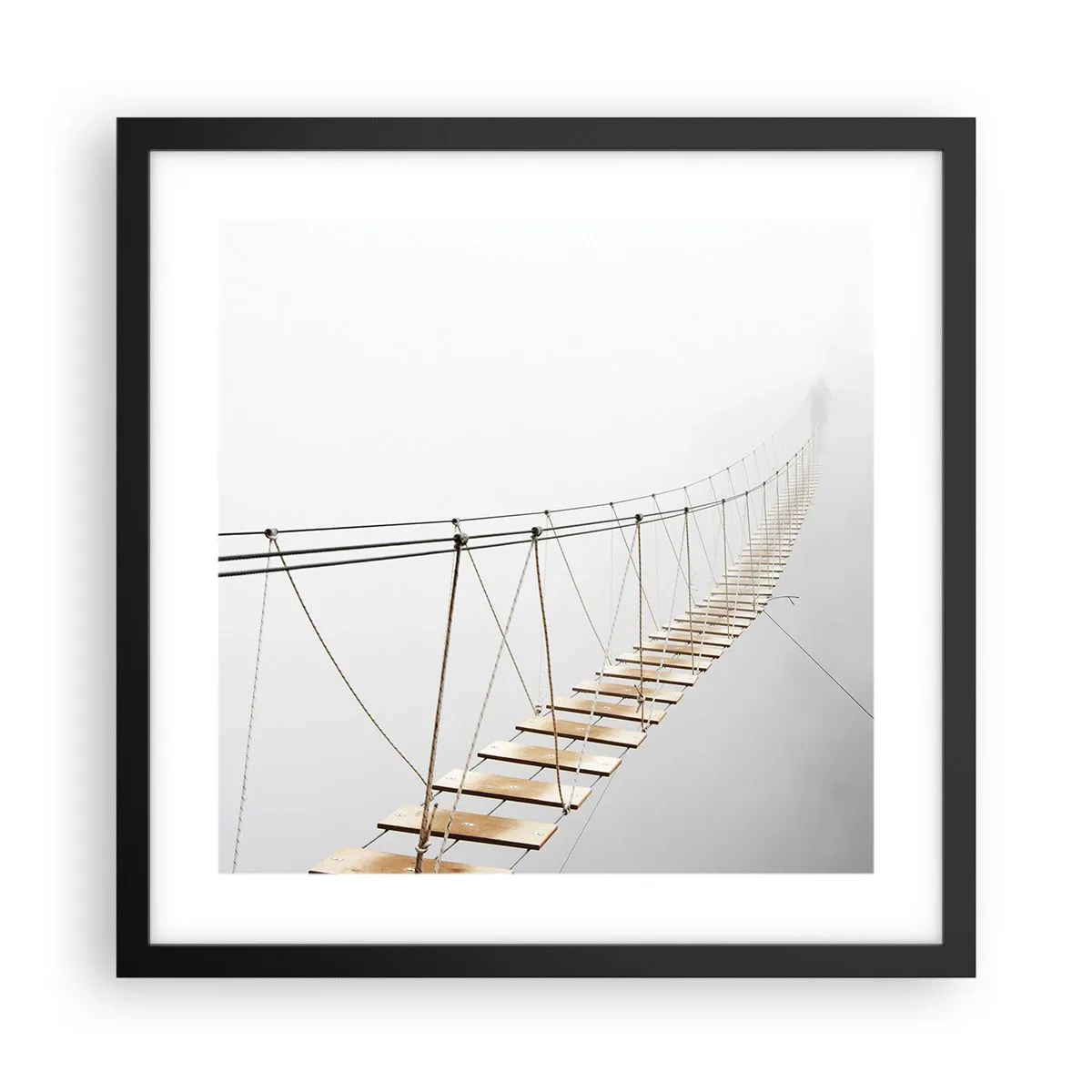 Poster in black frame - Where Did He Take You? - 40x40 cm