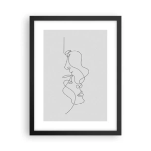 Poster in black frame - Ardour of Desires - 30x40 cm