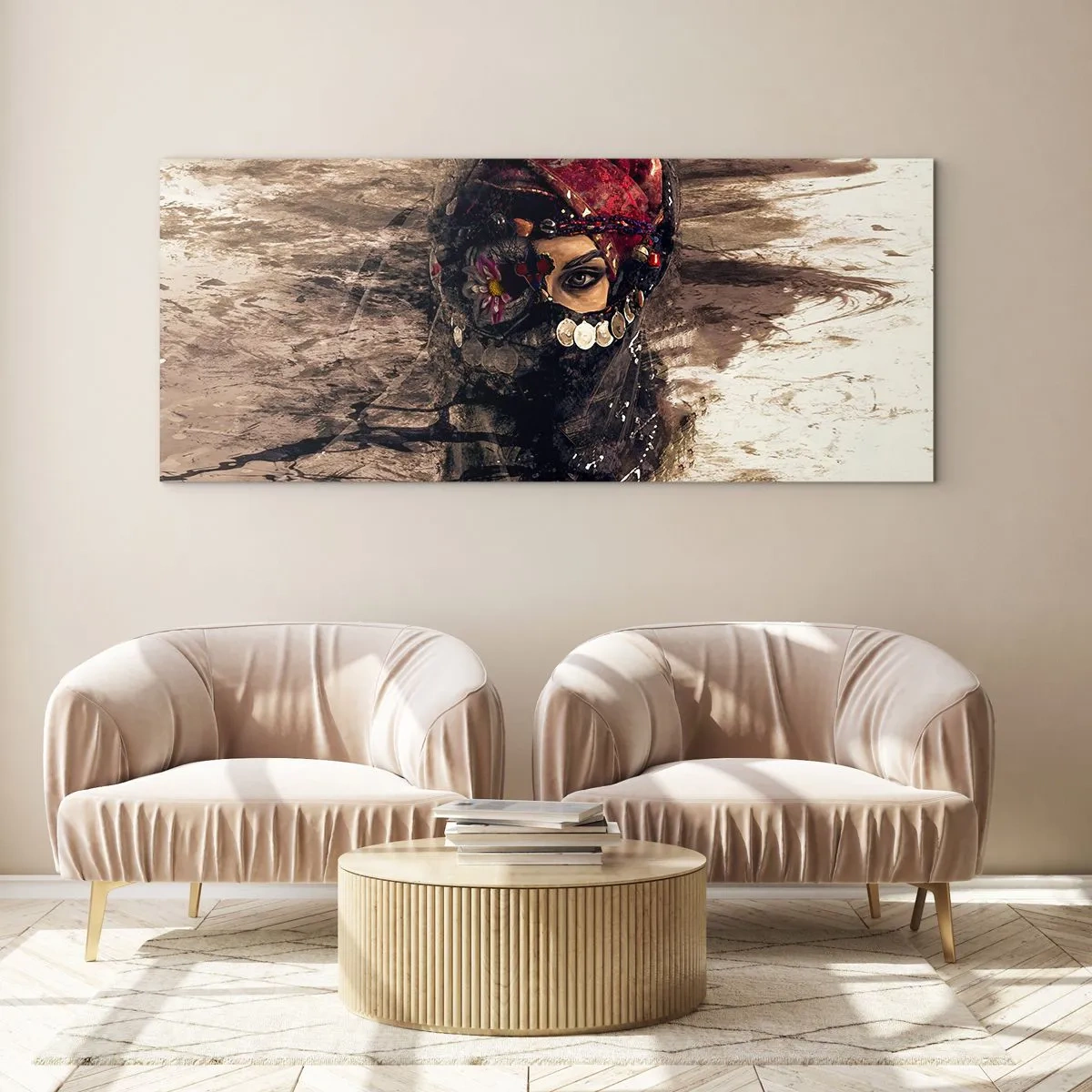 Glass picture - At Least Worrying - 100x40 cm