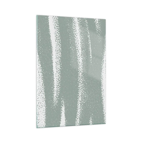 Glass picture - Abstrcat in Winter Climate - 70x100 cm