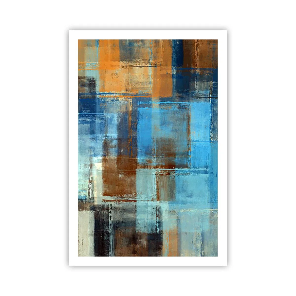Poster - Through Blue Curtain - 61x91 cm