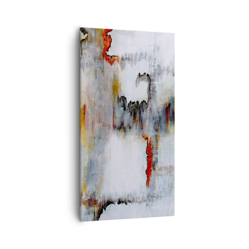Canvas picture - With a Stick on Water - 55x100 cm