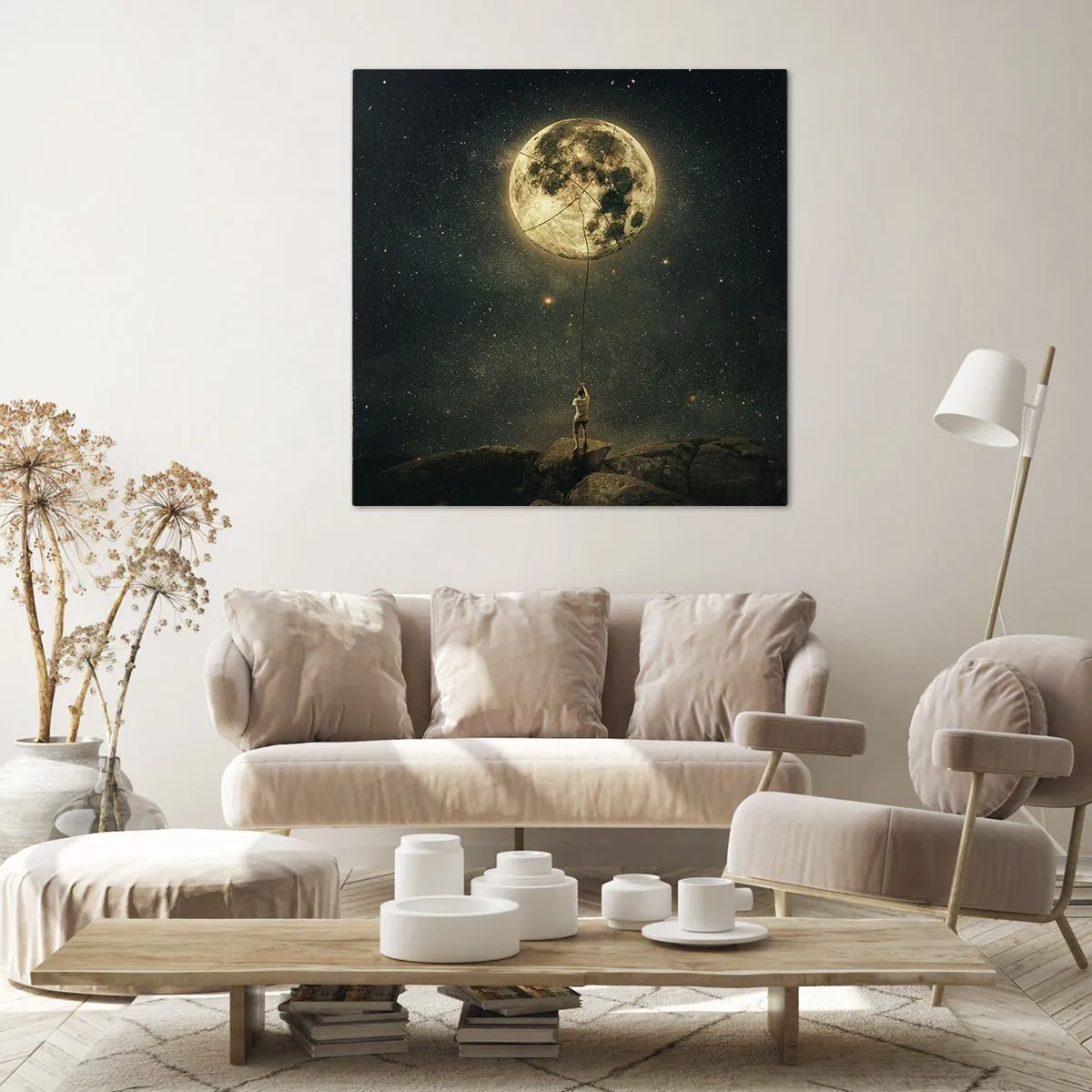 Canvas picture - One that Stole the Moon - 30x30 cm