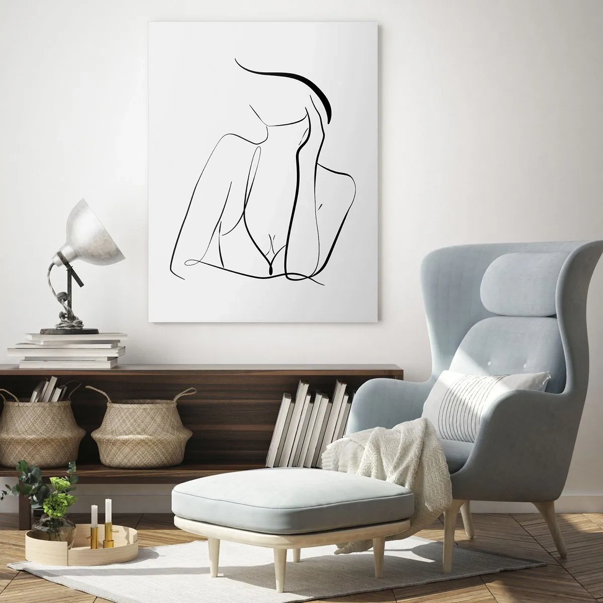 Glass picture - On Waves of Dreams - 50x70 cm