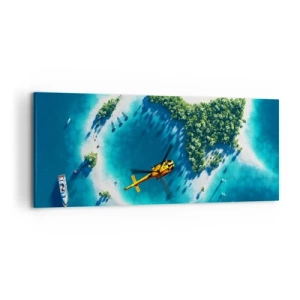 Canvas picture - Get Yourself an Island - 120x50 cm