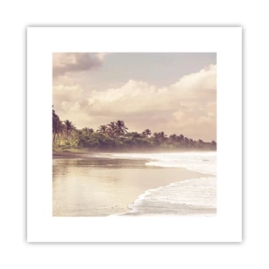 Poster - Caress of the Waves - 30x30 cm