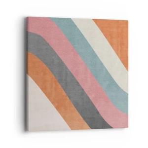 Canvas picture - Diagonal Composition - Movement - 40x40 cm