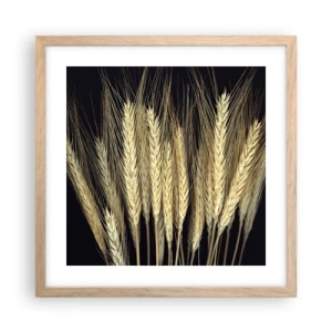 Poster in light oak frame - Rustic Magic - 40x40 cm