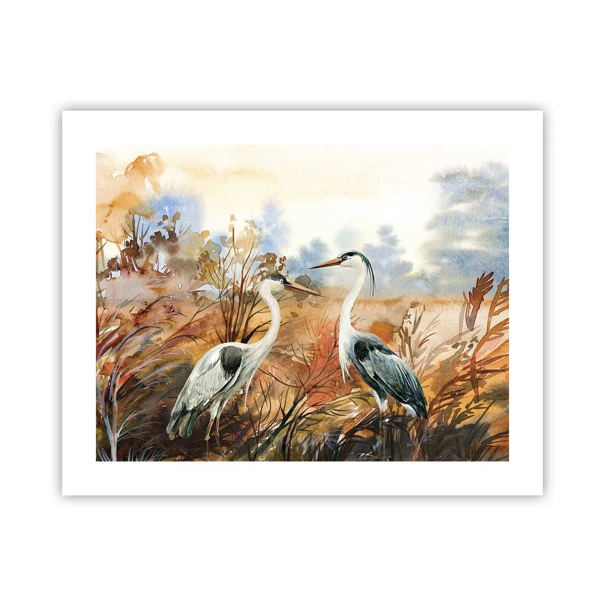 Poster - Where to in Autumn? - 50x40 cm