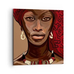 Canvas picture - Ebony Venus - 70x70 cm
