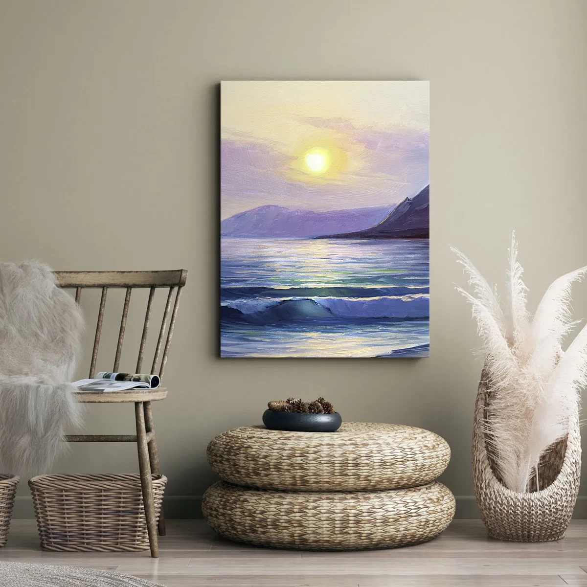 Canvas picture - Crystal of Water and Air - 80x120 cm
