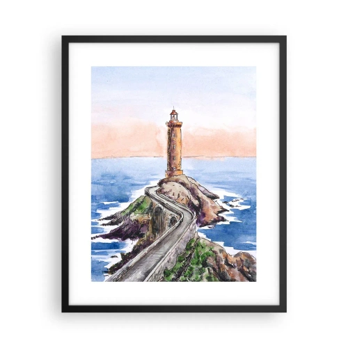 Poster in black frame - In the Direction of the Sea - 40x50 cm