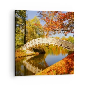 Canvas picture - On a White Bridge of Sighs - 70x70 cm