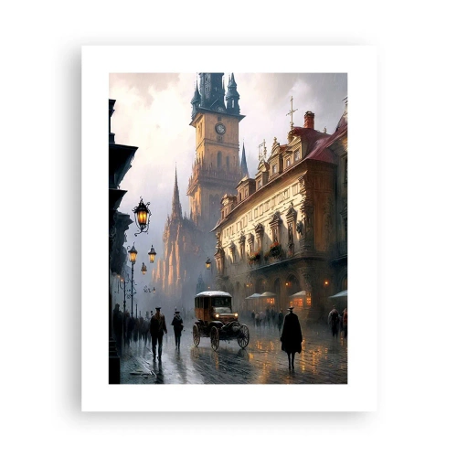 Poster - Charm of Evening in Prague - 40x50 cm