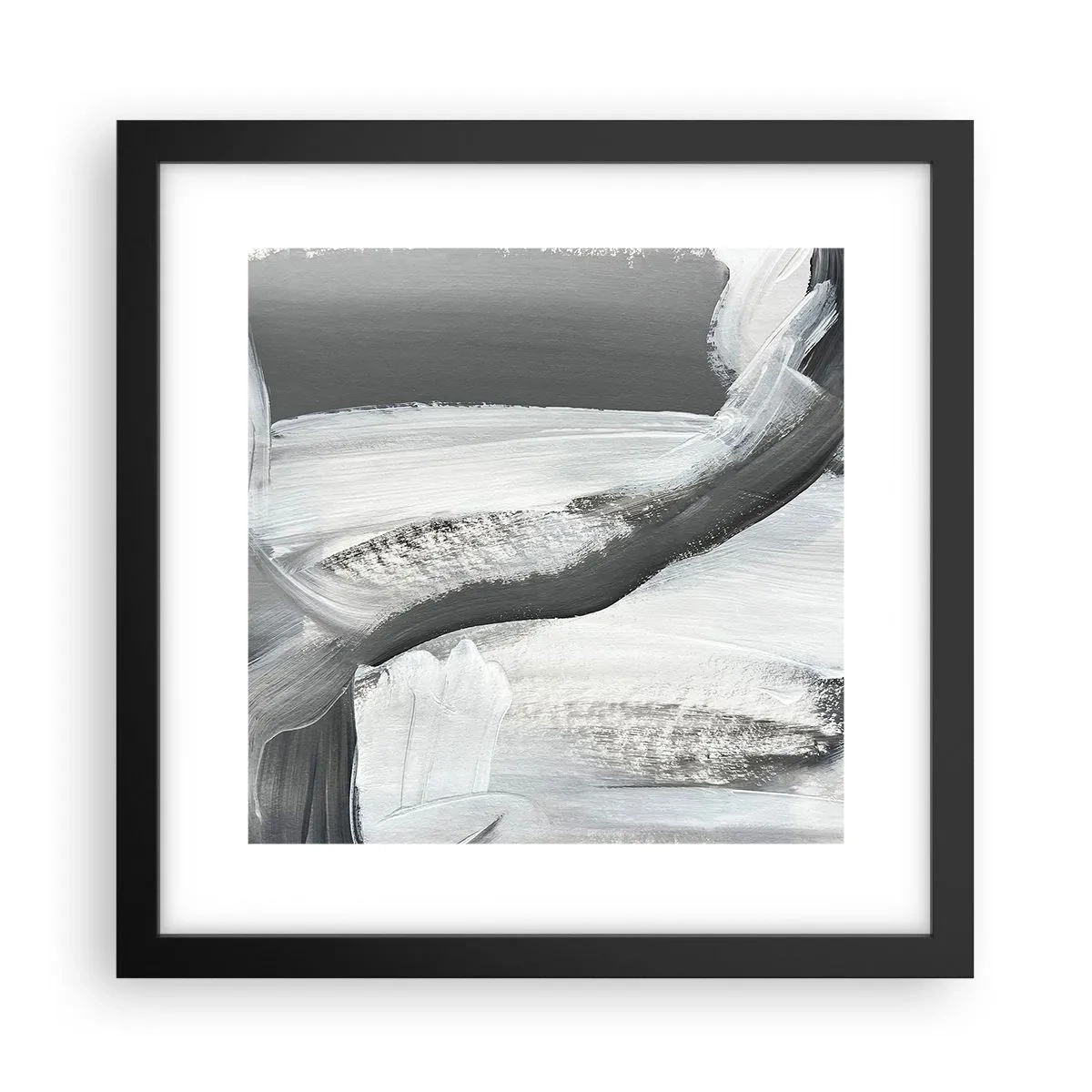 Poster in black frame - With a Decisive Move - 30x30 cm