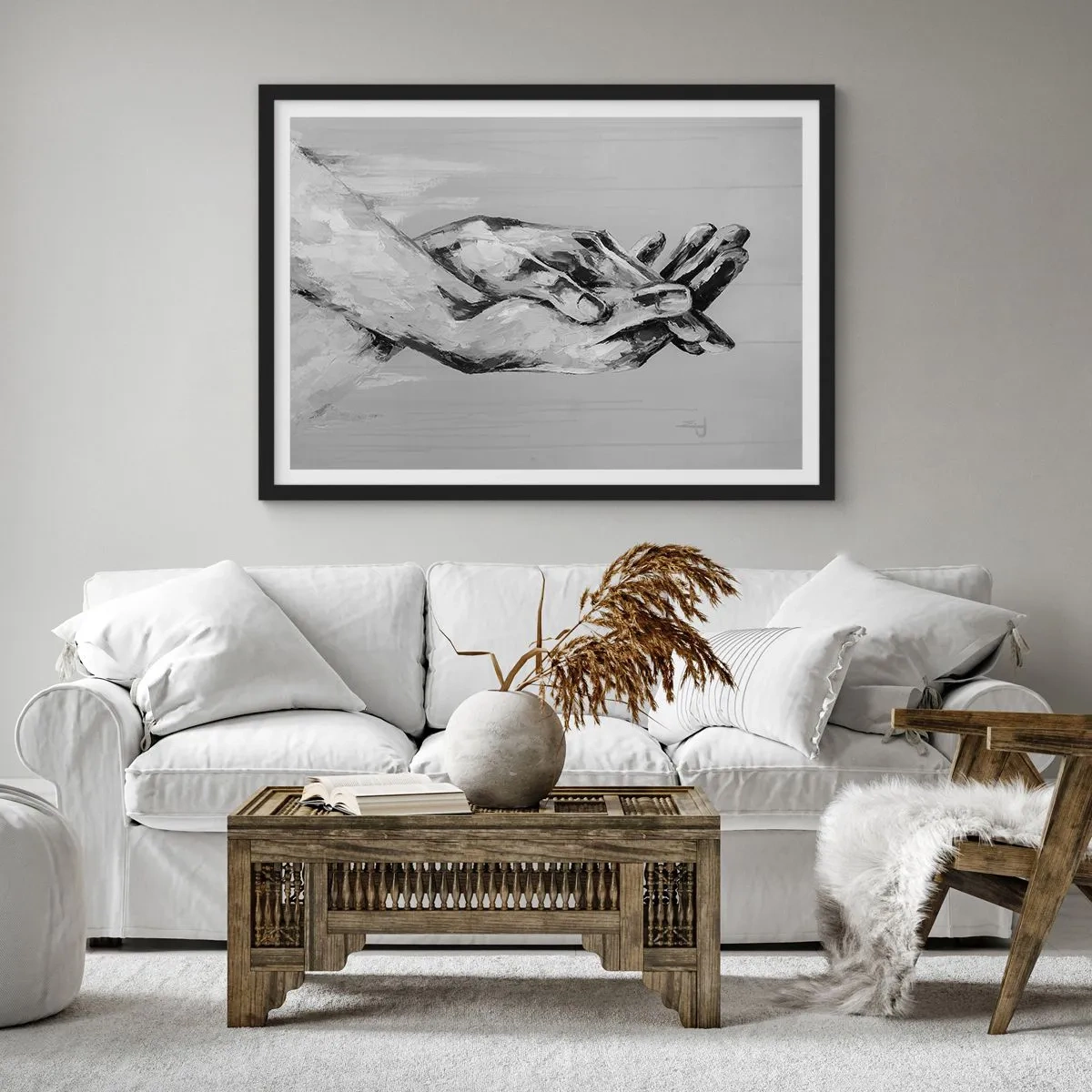 Poster in black frame - The Beginning… - 70x50 cm