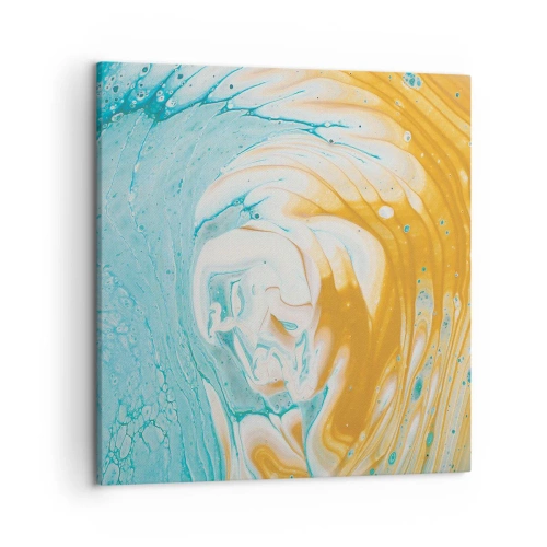 Canvas picture - Pastel Swirl - 50x50 cm