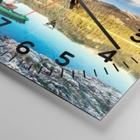 Clock face with numbers