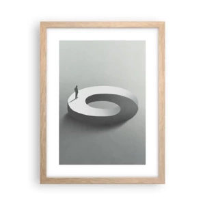 Poster in light oak frame - Puzzle It out - 30x40 cm