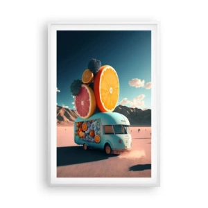 Poster in white frmae - Taste of Holidays - 61x91 cm