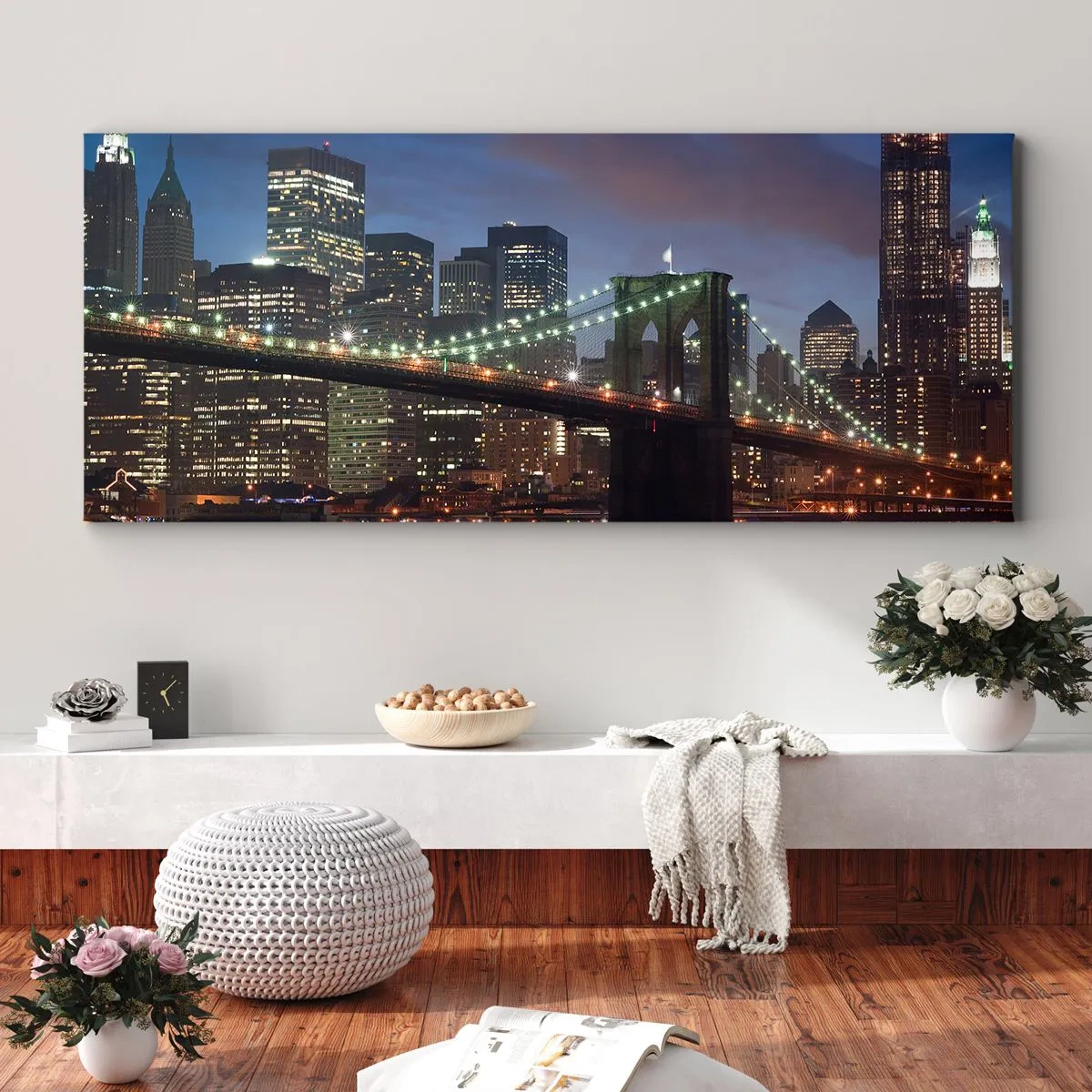 Canvas picture - Starry Night  - 160x50 cm