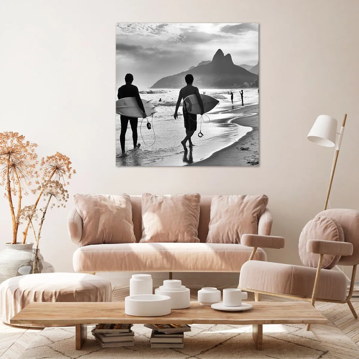 Canvas picture - Samba for One Wave - 60x60 cm